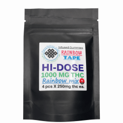 Hi-Dose Rainbow Tape Gummies- 1000mg