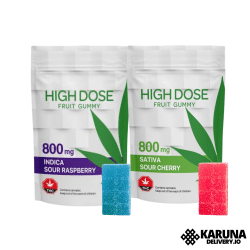 High Dose Fruit Gummy 800mg